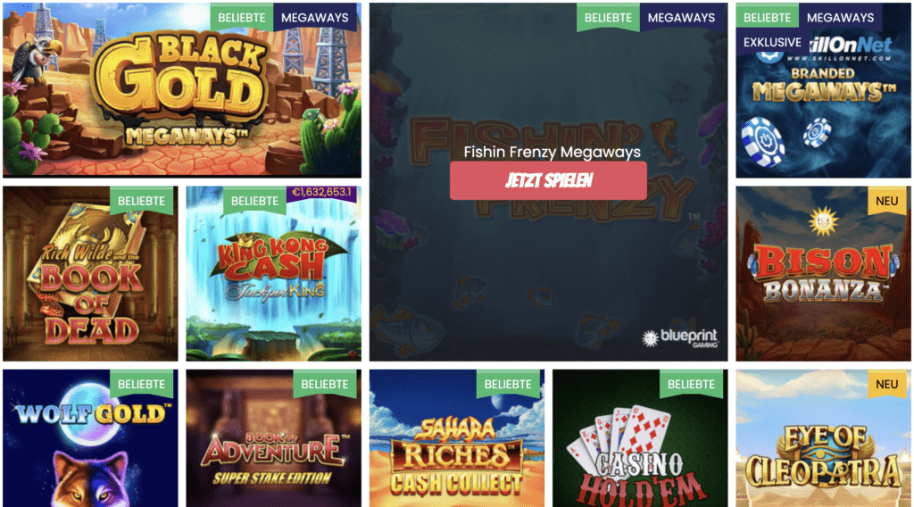 Play Jango Casino Spiele