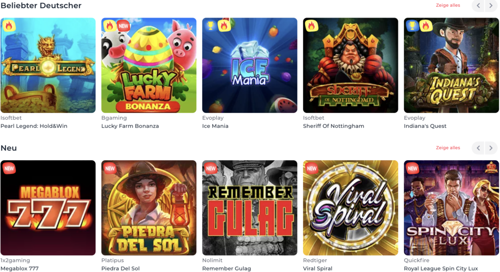 Yoju Casino Spiele