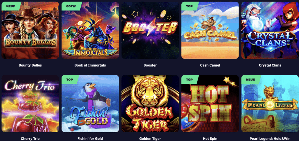 GreenSpin.bet Spiele