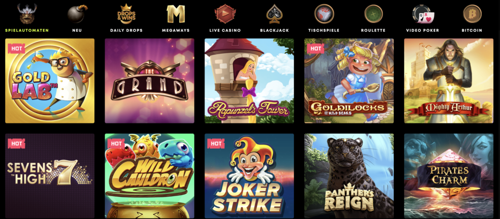 Spin Samurai Casino Spiele