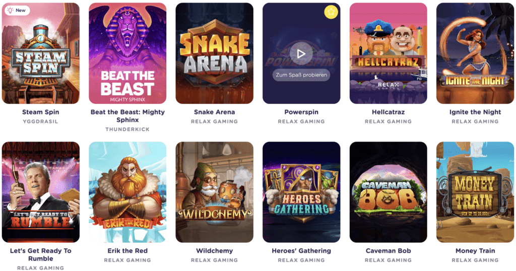 CasiQo Casino Spiele